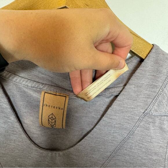 Indygena Lage II Heather Purple Stretch Tank Top Size Medium - Picture 4 of 6